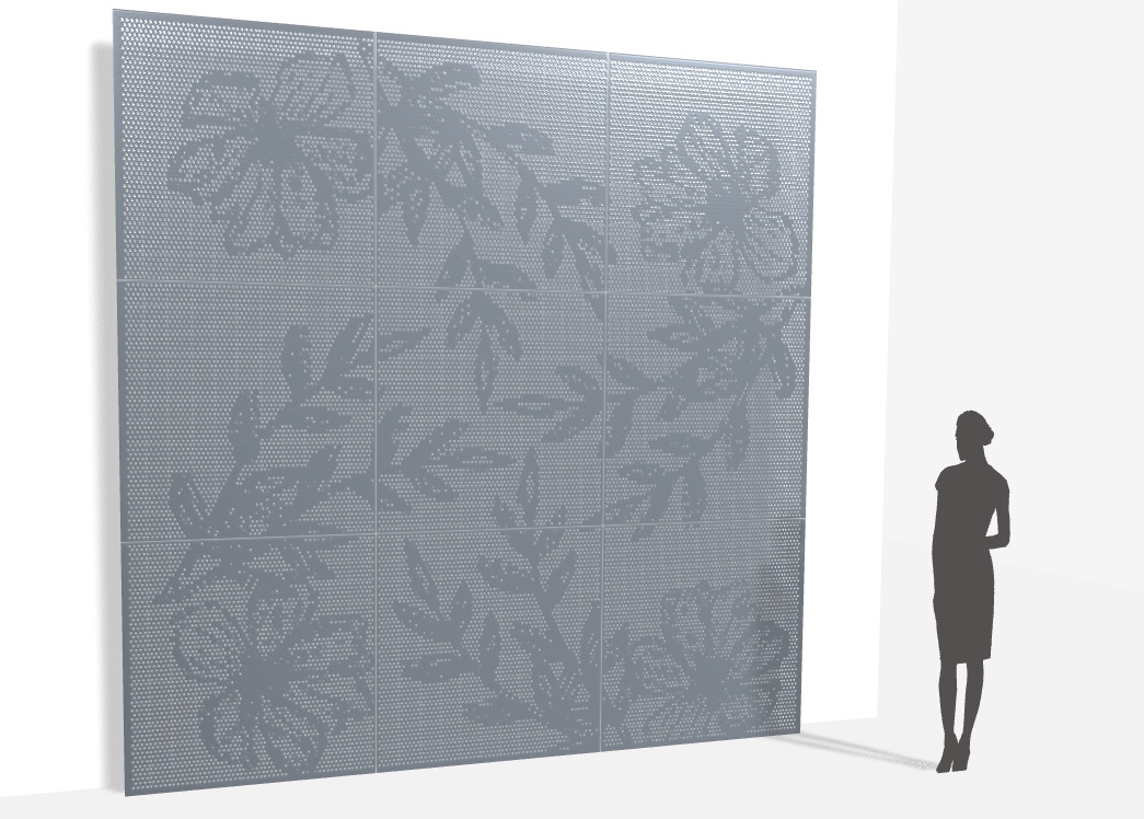 Image fleur perforee dampere