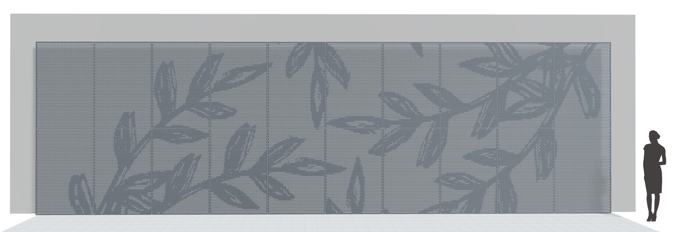 Image fleur perforee par dampere